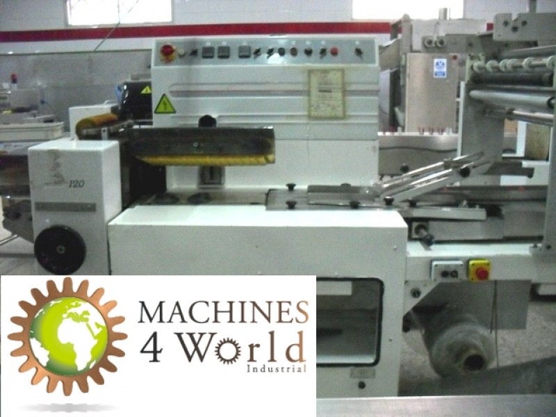 AL0250911- FLOW PACK ULMA GR120 stainless steel Flow pack machine. 