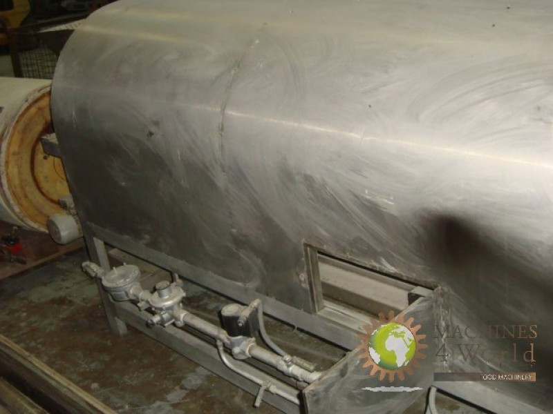 Вращающиеся Тостер ствол нержавеющая сталь плита газа для приготовления пищи.