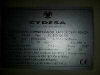Cuadro de Potencia Reactiva Cydesa RM6