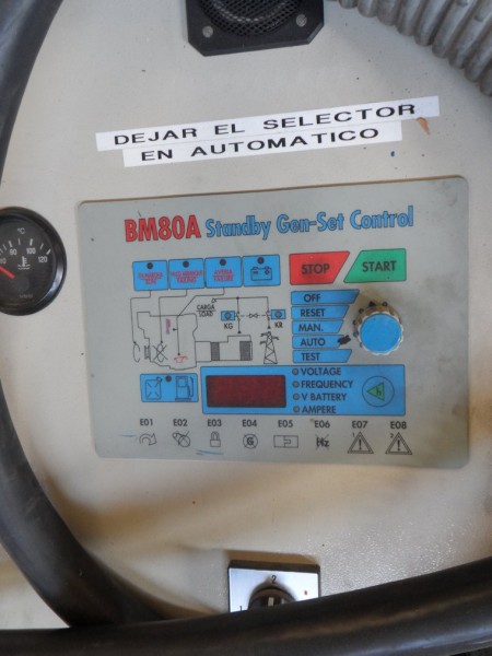 Generador elctrico a gasoil Deutz de 75 KVA a 400 Vac