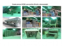 Installation for the production of with capacity for 1.000m2/turn. Model OCEM 1440 terrazzo tiles.