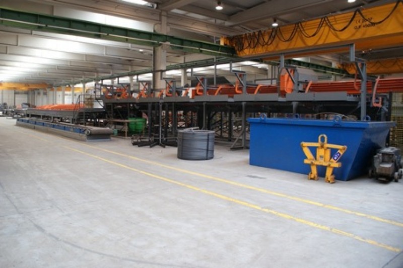 SL SHEAR-LINE 500 BY SCHNELL ROBOMASTER MEGAGENIUS CGS 500 GUILLOTINE ANLAGE FR DIE HERSTELLUNG UND BIEGEN VON EISEN BASIERTEN SPULE