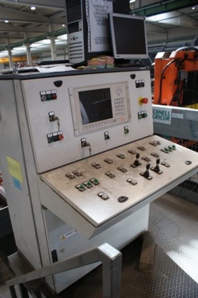 SL SHEAR-LINE 500 BY SCHNELL ROBOMASTER MEGAGENIUS CGS 500 GUILLOTINE ANLAGE FR DIE HERSTELLUNG UND BIEGEN VON EISEN BASIERTEN SPULE