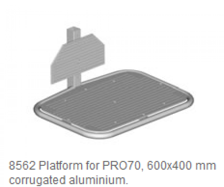 Plate-forme de levage 70 kg capacit Protema Microlift PRO