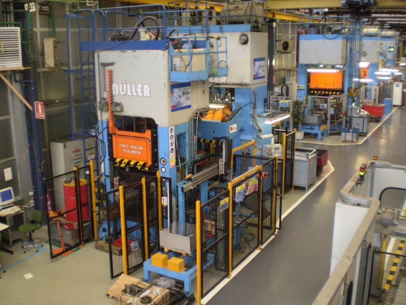 Doppel-Spalte hydraulische Presse 250 Tonnen MLLER
