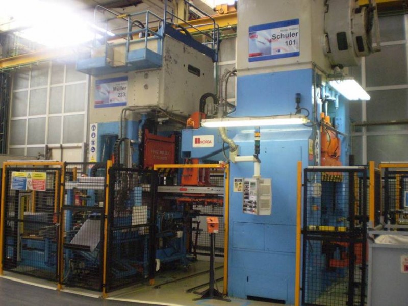 Double crank press MLLER 250 Ton