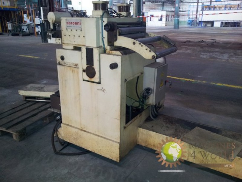 SARONNI-Hydraulic precission press with dragger plus decoiler