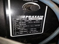 Soldadura por puntos Praxair MPP 50N + refrigerador Praxair RA-7