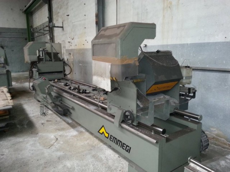 Double head cutting machine for aluminum for aluminum Emmegi START MAGIC 450 TU/4